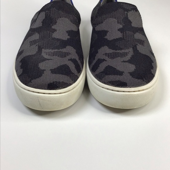 Rothy’s The Original Slip on Sneaker in Grey Camo Size 10. - Picture 4 of 11